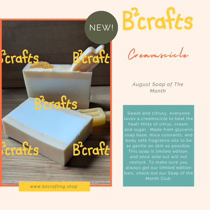 Soap of The Month - August - Creamscicle