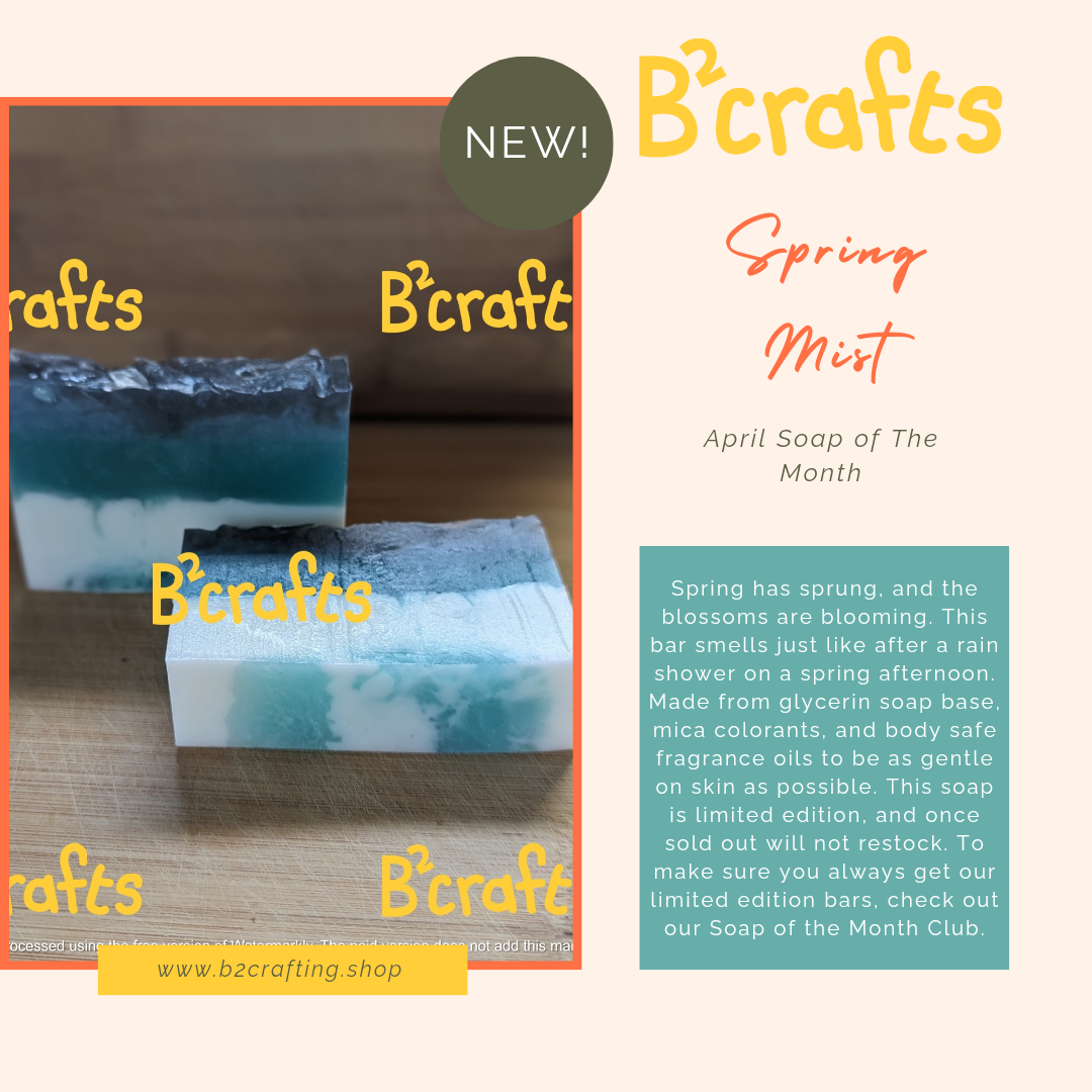 Soap of The Month - April - Spring Mist